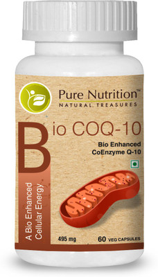 

Pure Nutrition Bio COQ-10 (A Bio Enhanced Cellular Energy)(60 No)