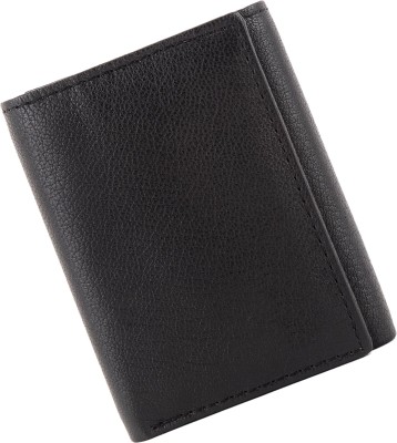 Mundkar Boys Black Artificial Leather Wallet(7 Card Slots)