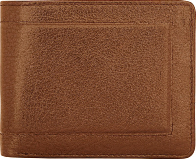 

POLLSTAR Men Tan Genuine Leather Wallet(3 Card Slots)