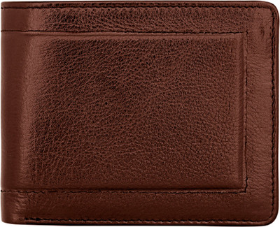 

POLLSTAR Men Brown Genuine Leather Wallet(3 Card Slots)