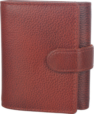 

SHAR Men Brown Genuine Leather Wallet(10 Card Slots)