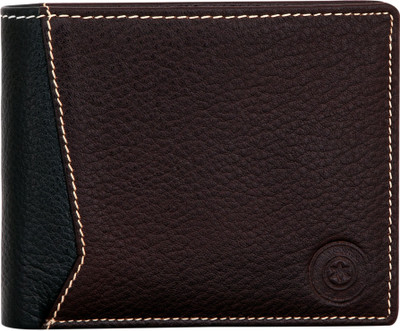 

POLLSTAR Men Casual Brown Genuine Leather Wallet(8 Card Slots)