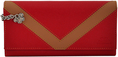 

Blizzard Women Red Artificial Leather Wrist Wallet(5 Card Slots)
