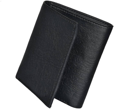 

Peacock Mundkar Men Black Fabric, Genuine Leather, Artificial Leather Wallet(7 Card Slots)