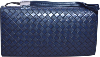 

Knott Women Blue Artificial Leather Wallet(6 Card Slots)