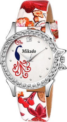 

Mikado Peacock Dial With Artistic design strap Women watch Watch - For Women