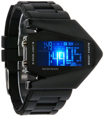 

NUBELA New Black Color Led Rocket Watch - For Boys