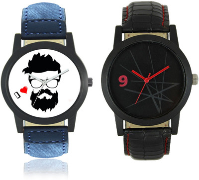 

HBM Combopack of Beard printed Fx407 and LM08 Boy's Watch - For Men