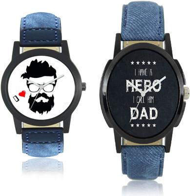 

HBM Combo for Beard Lover and for Dad Fx 407 and LM07 Boy's Watch - For Men