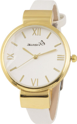 

3Wish 3WW-1250 Analog White Dial and White Strap Watch - For Women