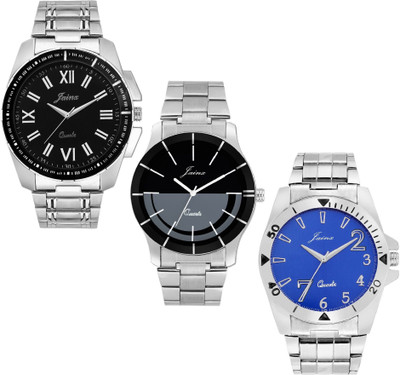 

JAINX JXT817 Multi Color Triple Combo Analog Watch - For Men