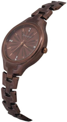 

Swissco CHOCLATE COLOR WITH CHOCLATE ROUND dial Watch - For Women