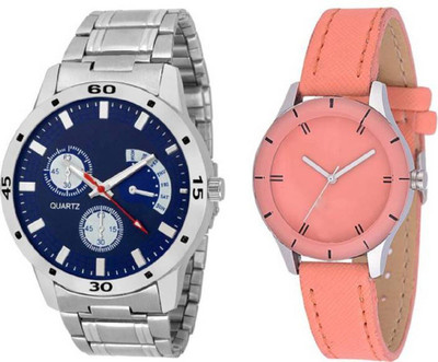

Miss Perfect Silver and orange watches for women Watch - For Girls