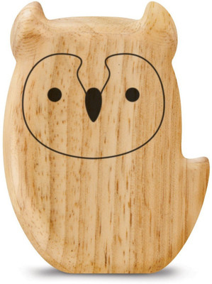 

Cerasus Exclusive Eco-Friendly Handmade Wooden Shaker/Rattle/Baby Toy/Toys for Toddlers/Kids/Musical Toy Owl Shaker Rattle(Beige)