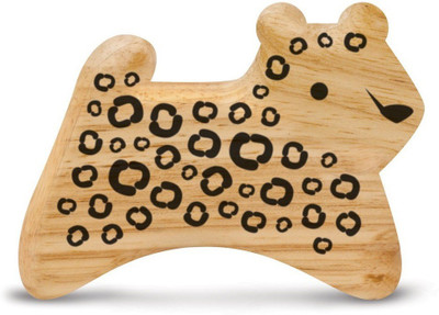 

Cerasus Exclusive Eco-Friendly Handmade Wooden Shaker/Rattle/Baby Toy/Toys for Toddlers/Kids/Musical Toy Leopard Shaker Rattle(Beige)