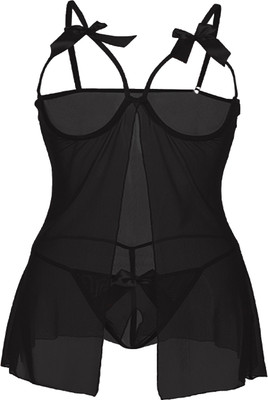 Xs and Os Solid Babydoll