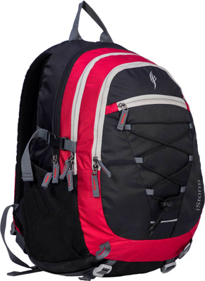 

Istorm Trend Red & Black 25 L Laptop Backpack(Red, Black)
