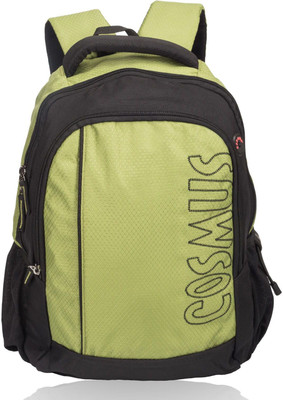 

Cosmus Casual College Backpack / School Bag (Black & Parrot Green) 2 L Backpack(Green), Parrot green;black