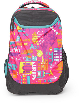 

Cortina Polyester BackPack Anti-Theft Water Resistant Lightweight-021 Waterproof Backpack(Multicolor, 6 inch)