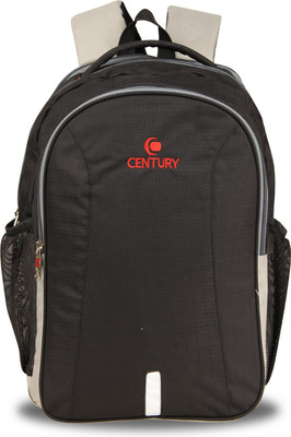 

CENTURY Fashionable Black Color Large Polyester Backpack Bag Backpack(Black, 28 L)