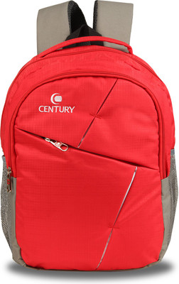 

CENTURY Fashionable Red Color Large Polyester Backpack Bag Backpack(Red, 28 L)