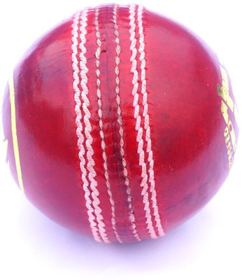 

QUINERGYS ™ Leather 2-piece Cricket Ball for ProfessionalsPacer™Black Cobra Hand- Seamed Cricket Leather Ball(Pack of 1, Red)