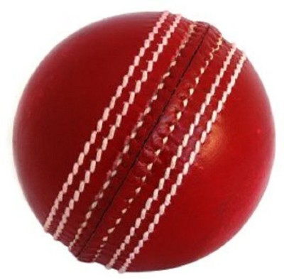 VibeX ® Infiniti Test Supreme - Grade A Cricket Ball Googley™ CountyHand-Crafted Cricket Leather Ball(Pack of 1, Red)