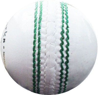 

QUINERGYS ® Indian Cricket Ball Googley™ Waterproofed Cricket Leather Ball(Pack of 1, White)