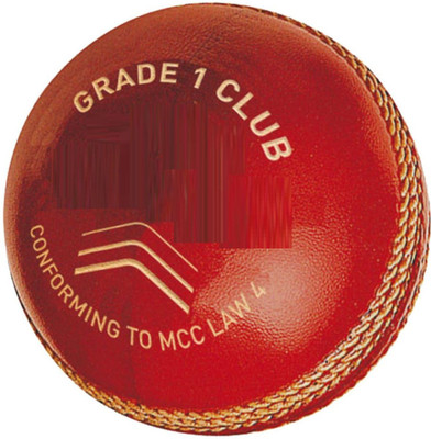 

QUINERGYS ® Hand stitched grade-A test 4-Piece crown red colored leather cricket ball Swing™ FighterHand- Seamed Cricket Leather Ball(Pack of 1, Red)