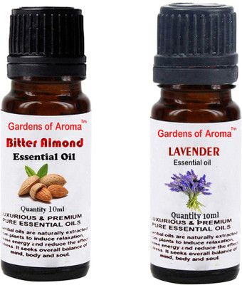 

Gardens Of Aroma Bitter Almond Essential Oil And Lavender Essential Oil(20 ml)