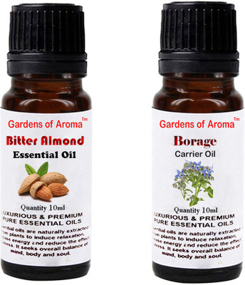 

Gardens Of Aroma Bitter Almond Essential Oil And Borage Carrier Oil(20 ml)