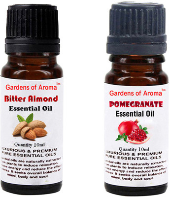 

Gardens Of Aroma Bitter Almond Essential Oil And Pomegranate Essential Oil(20 ml)