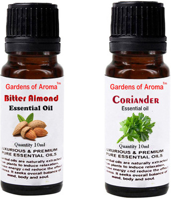 

Gardens Of Aroma Bitter Almond Essential Oil And Coriander Essential Oil(20 ml)