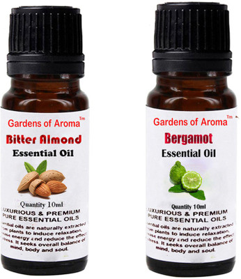 

Gardens Of Aroma Bitter Almond Essential Oil And Bergamot Essential Oil(20 ml)