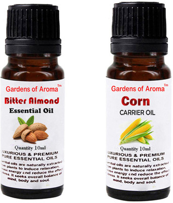 

Gardens Of Aroma Bitter Almond Essential Oil And Corn Carrier Oil(20 ml)
