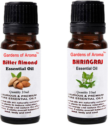 

Gardens Of Aroma Bitter Almond Essential Oil And Bhringraj Essential Oil(20 ml)