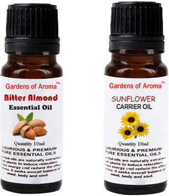 

Gardens Of Aroma Bitter Almond Essential Oil And Sunflower Carrier Oil(20 ml)