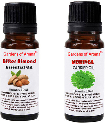 

Gardens Of Aroma Bitter Almond Essential Oil And Moringa Essential Oil(20 ml)