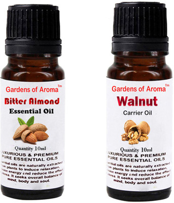 

Gardens Of Aroma Bitter Almond Essential Oil And Walnut Carrier Oil(20 ml)