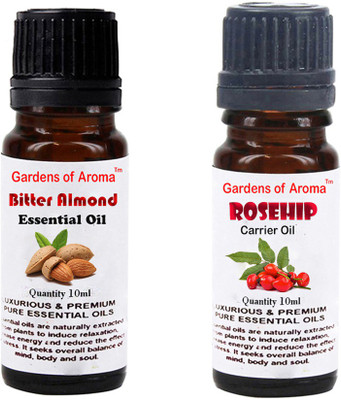 

Gardens Of Aroma Bitter Almond Essential Oil And Rosehip Carrier Oil(20 ml)