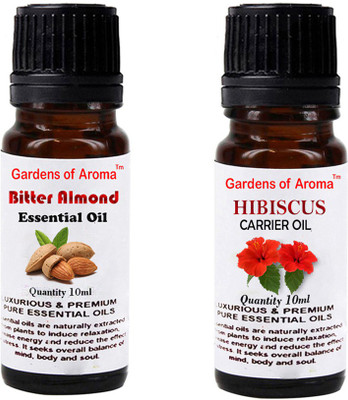 

Gardens Of Aroma Bitter Almond Essential Oil And Hibiscus Carrier Oil(20 ml)