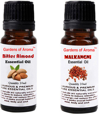 

Gardens Of Aroma Bitter Almond Essential Oil And Malkangani Essential Oil(20 ml)