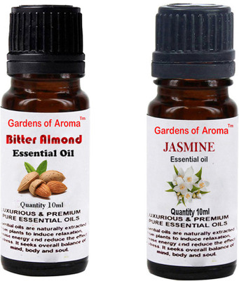 

Gardens Of Aroma Bitter Almond Essential Oil And Jasmine Essential Oil(20 ml)