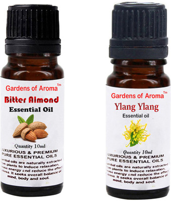Gardens Of Aroma Bitter Almond Essential Oil And Ylang Ylang Essential Oil(20 ml)