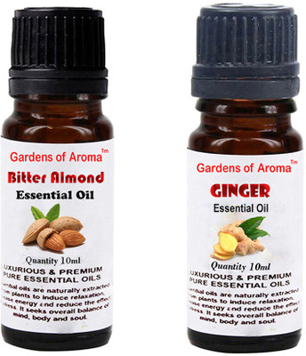 

Gardens Of Aroma Bitter Almond Essential Oil And Ginger Essential Oil(20 ml)