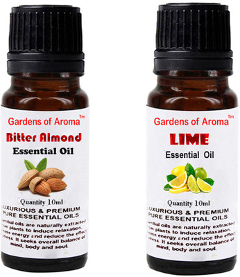 

Gardens Of Aroma Bitter Almond Essential Oil And Lime Essential Oil(20 ml)
