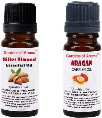 

Gardens Of Aroma Bitter Almond Essential Oil And Argan Carrier Oil(20 ml)