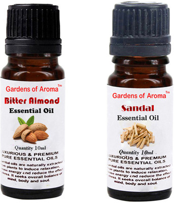

Gardens Of Aroma Bitter Almond Essential Oil And Sandal Essential Oil(20 ml)