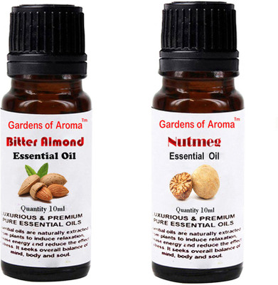 

Gardens Of Aroma Bitter Almond Essential Oil And Nutmeg Essential Oil(20 ml)
