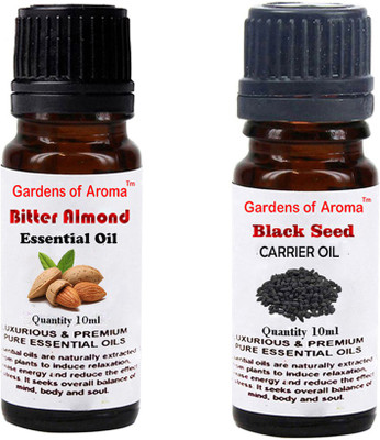 

Gardens Of Aroma Bitter Almond Essential Oil And Black Seed carrier Oil(20 ml)